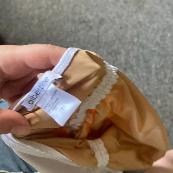 Albertine One Piece White Swimsuit, size T1 / small - Picture 9 of 12